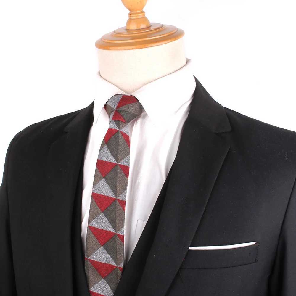 New Cotton Ties Casual Skinny Necktie For Party Boys Girls Plaid Neck Tie Wedding Necktie For Gro Neck Wear For Men Gravata X2504071