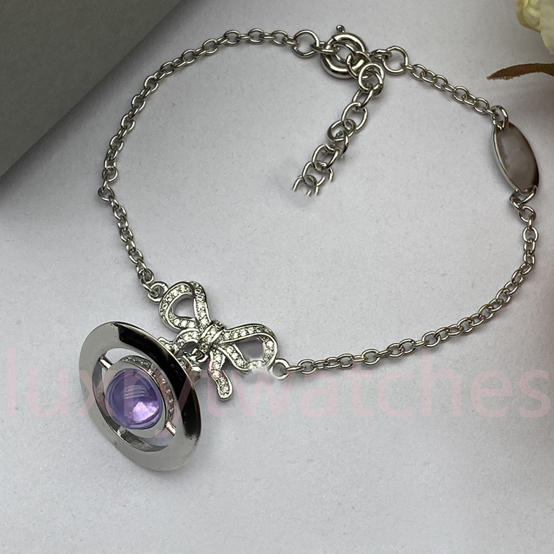 Designer Saturn Bracelet Pearl Diamond Gemstone Planet Bracelet Fashion Designer For Women's Bracelet Bracelet High Quality