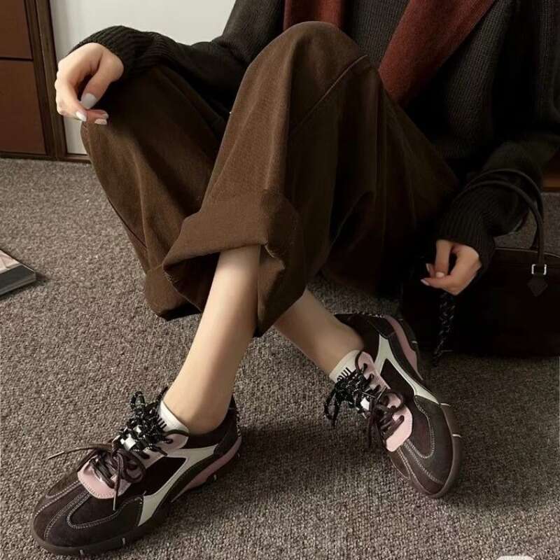 2024 latest trend fashion sneakers flat casual sports versatile German lace-up outdoor training shoes regqbfgg