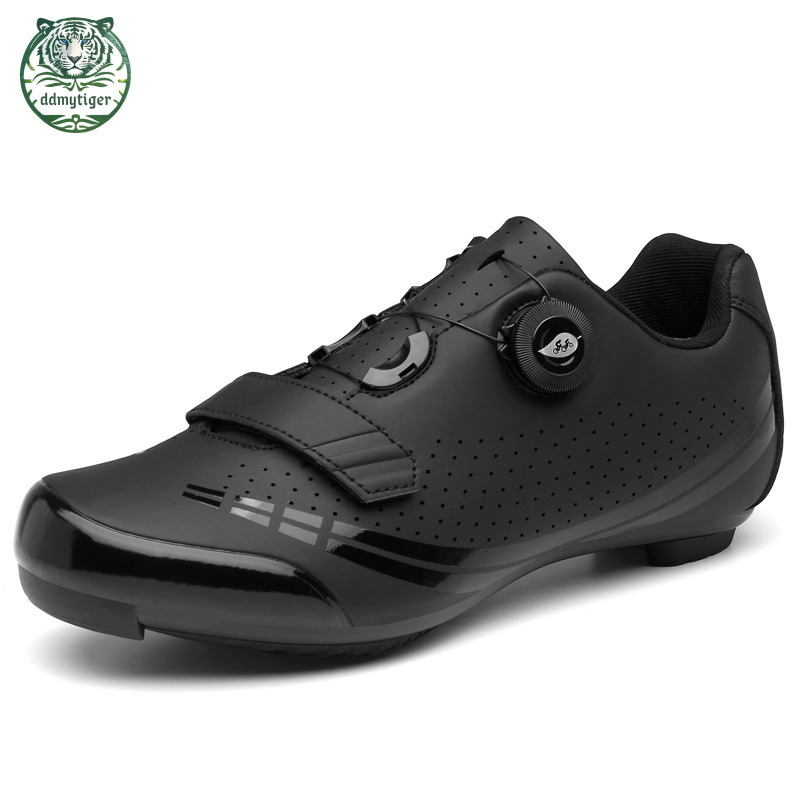 ddmytiger Lock on road outdoor off-road mountain shoes, plus size cycling equipment, bicycle shoes A ddmythur