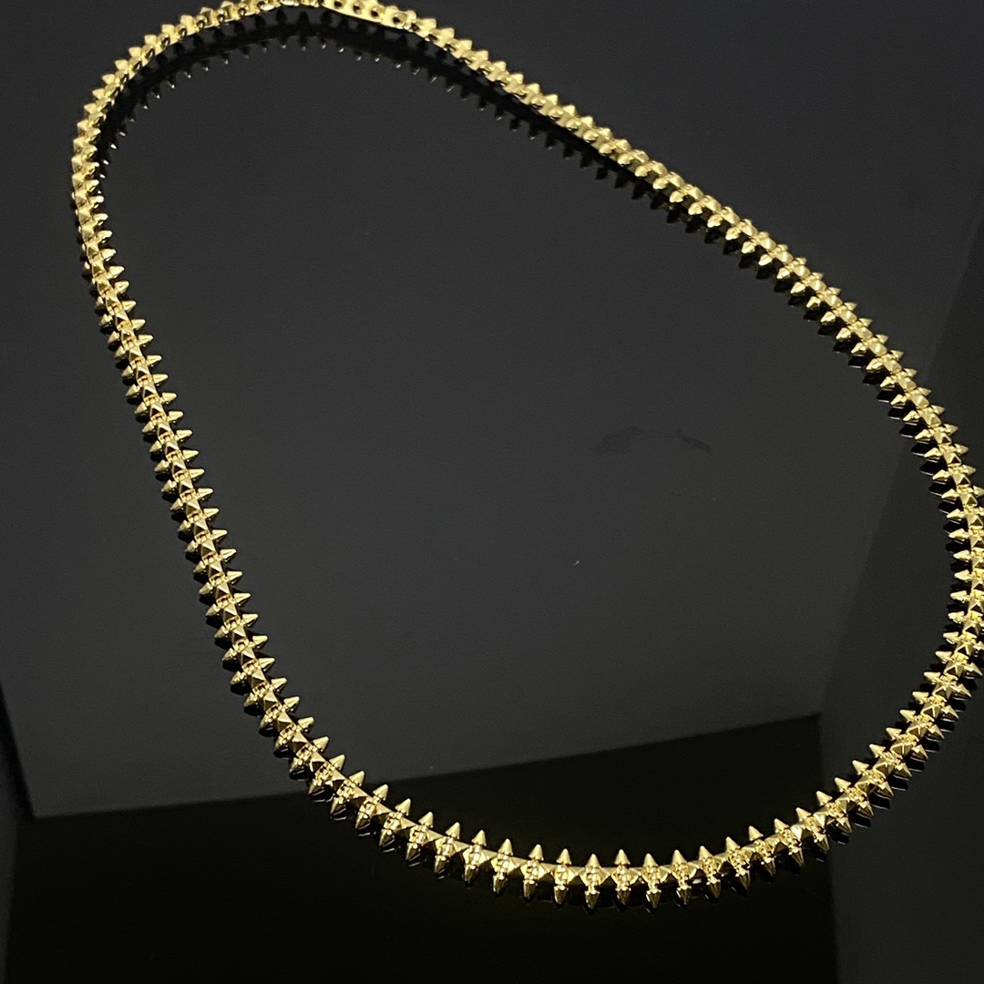 clash designer for women necklace length 50 and 55 CM rose sier top counter quality gold plated jewelry 004