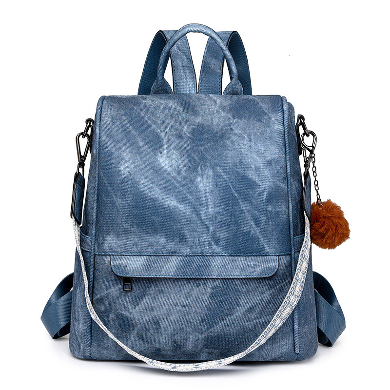 2024 New Designer Backpack Spring Trend PU Women's Multi functional Shoulder Bag