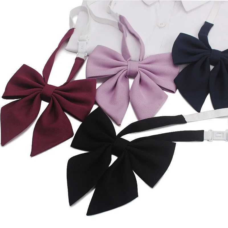 Fashionable JK tie for JK uniform mens casual plain weave collar Japanese style cute collar school accessories Y240925