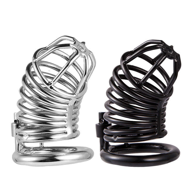 Colorful metal chastity lock, male chastity device, penis cage, CB device, sex toy, SM adult toy, male