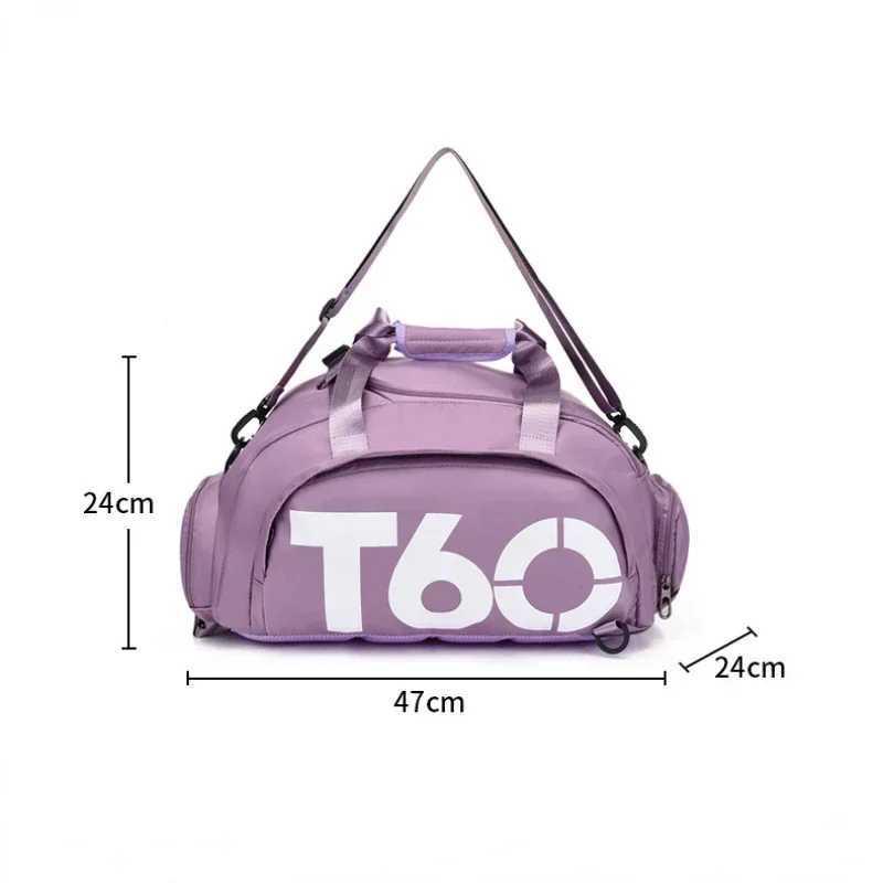 T60 Waterproof Gym Sports Bag Mens Molle Fitness Training Backpack Multi functional Travel/Luggage Bolsa Shoulder Bag W240925