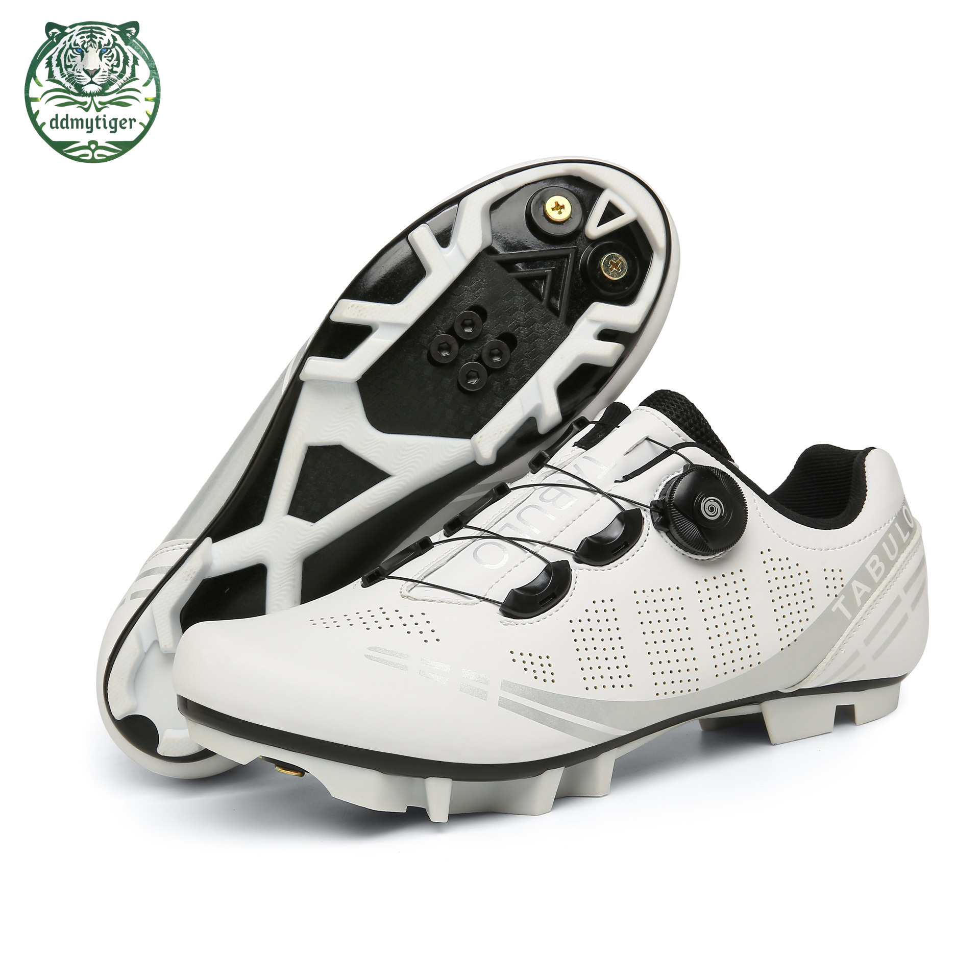 ddmytiger Lock cycling hard soled mountain power assisted road lock shoes, dynamic bike shoes T27 model balck A ddmythur