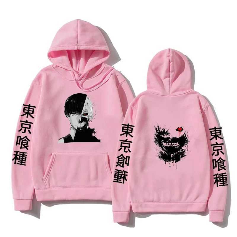 Animation Sweatshirt Mens Fashion Warm Printed Hooded and Round Neck Sweatshirt Casual Street Autumn and Winter SweatshirtX240925