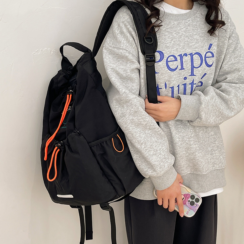 2024 New Designer Backpack Women's Backpack Large Capacity Simple Multi purpose Sports Type Women's Fashion Lightweight Travel Bag