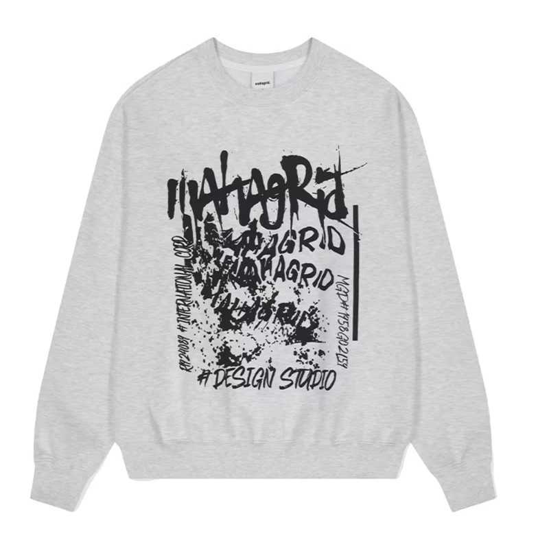 Fashion Style MGD Hoodies Classic Round Neck Hoodie Doodle Letter Printing Korean Style All-match MGD Sweatshirts PulloversX240925