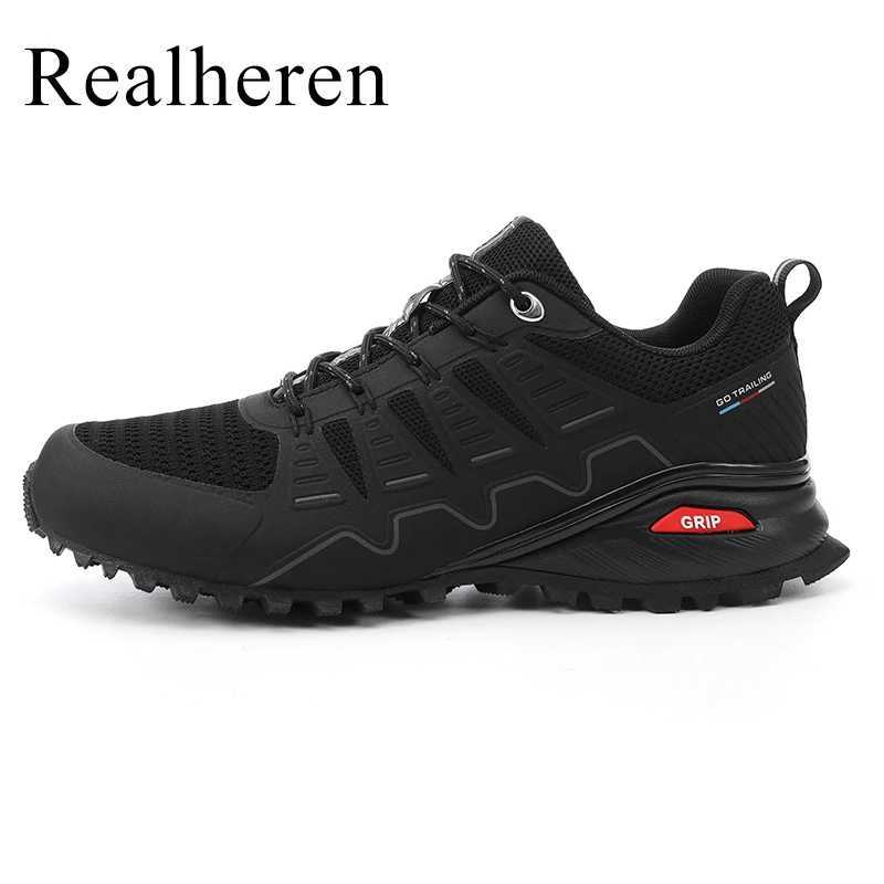 Outdoor ShoesMen Trail Running Shoes Outdoor Sneakers Hiking Shoes Trekking Grip Plus Big Size 50 51 52 Zapatillas Senderismo Hombre Z240924