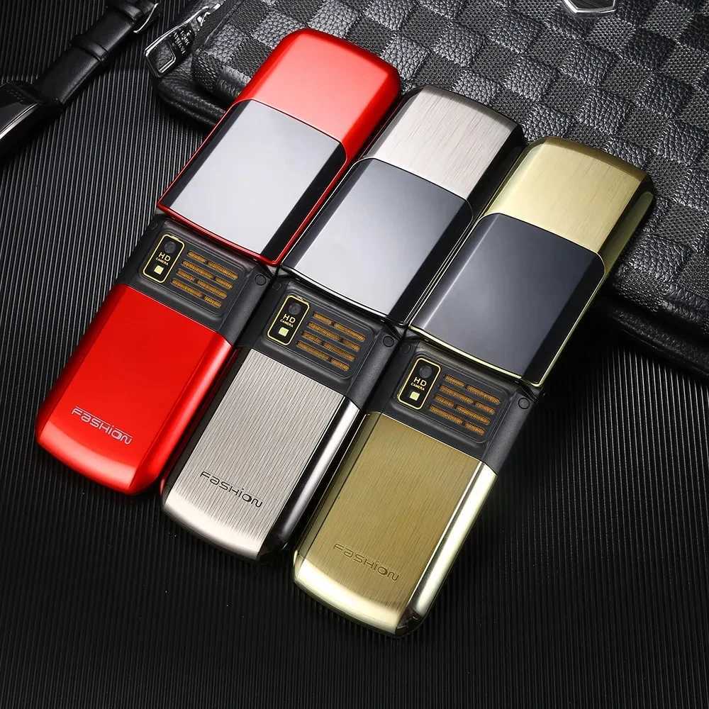 Cell Phones New Yeemi NK2720 Flip Mobile Dual Sim Metal Keyboard Cellular Phone H240925
