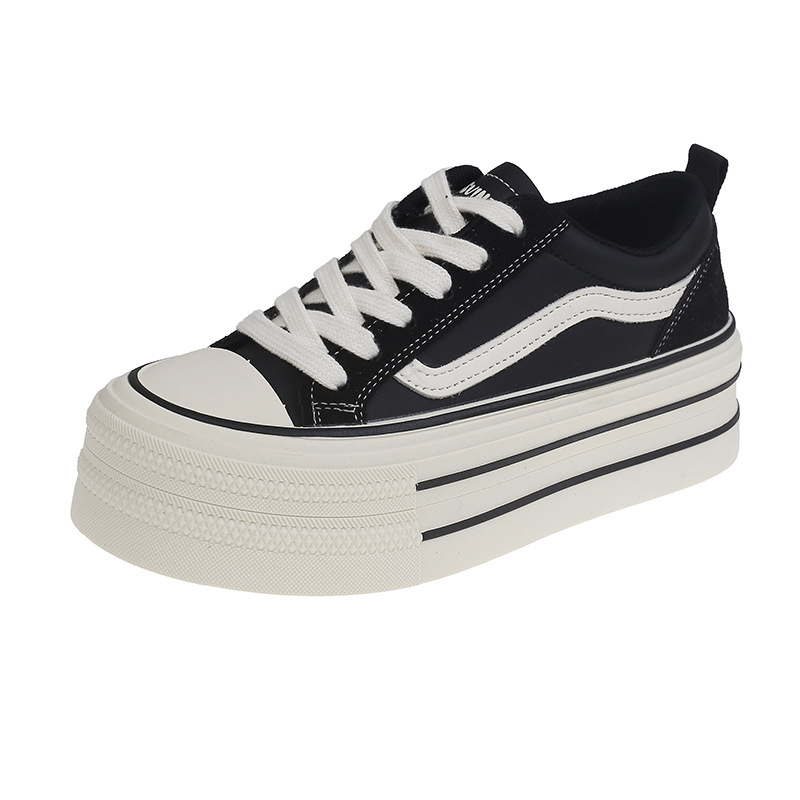 Thick-soled little white shoes women's new versatile casual sneakers for fall 2024 Free shipping