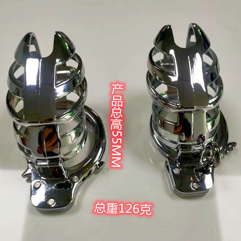 Men's handcuffs, chastity lock, metal chastity lock, birdcage ring, anti infidelity penis JJ lock, sex binding device CB