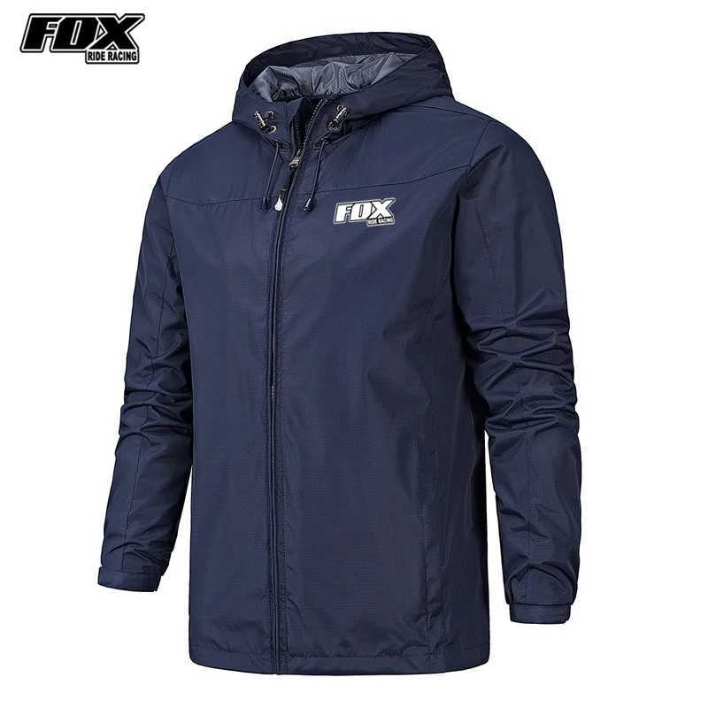 Men's Jackets FOX RIDE RACING Bicycle Jacket Windproof Motorcycle Clothing Mtb Jersey Bicycle Mens Windproof Bicycle Chaqueta Bicycle T240925