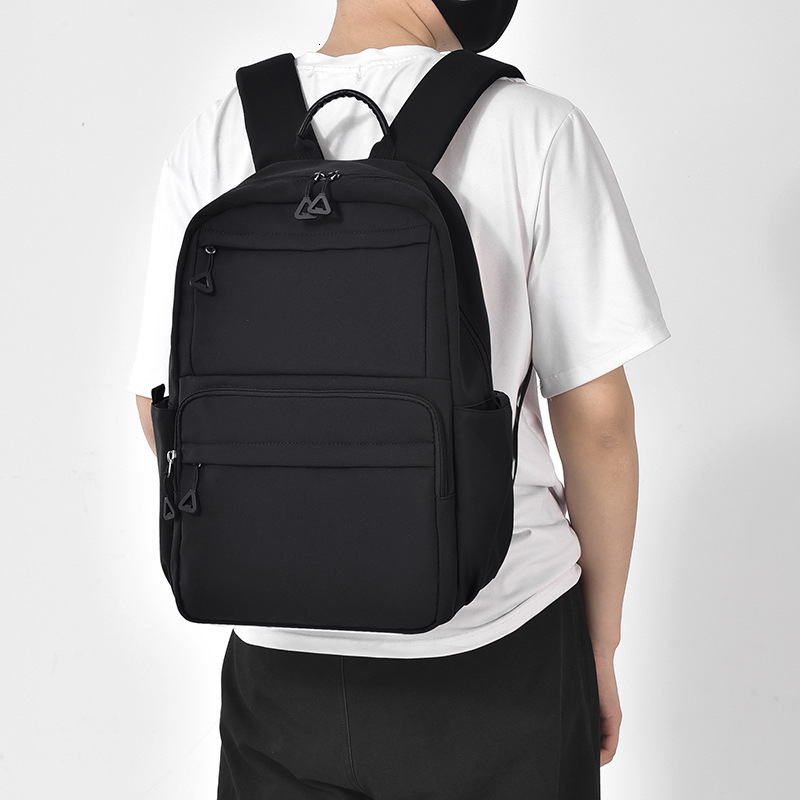 2024 New Large Capacity Fashionable Women's Simple Travel Backpack Computer Bag Women's Leisure Backpack