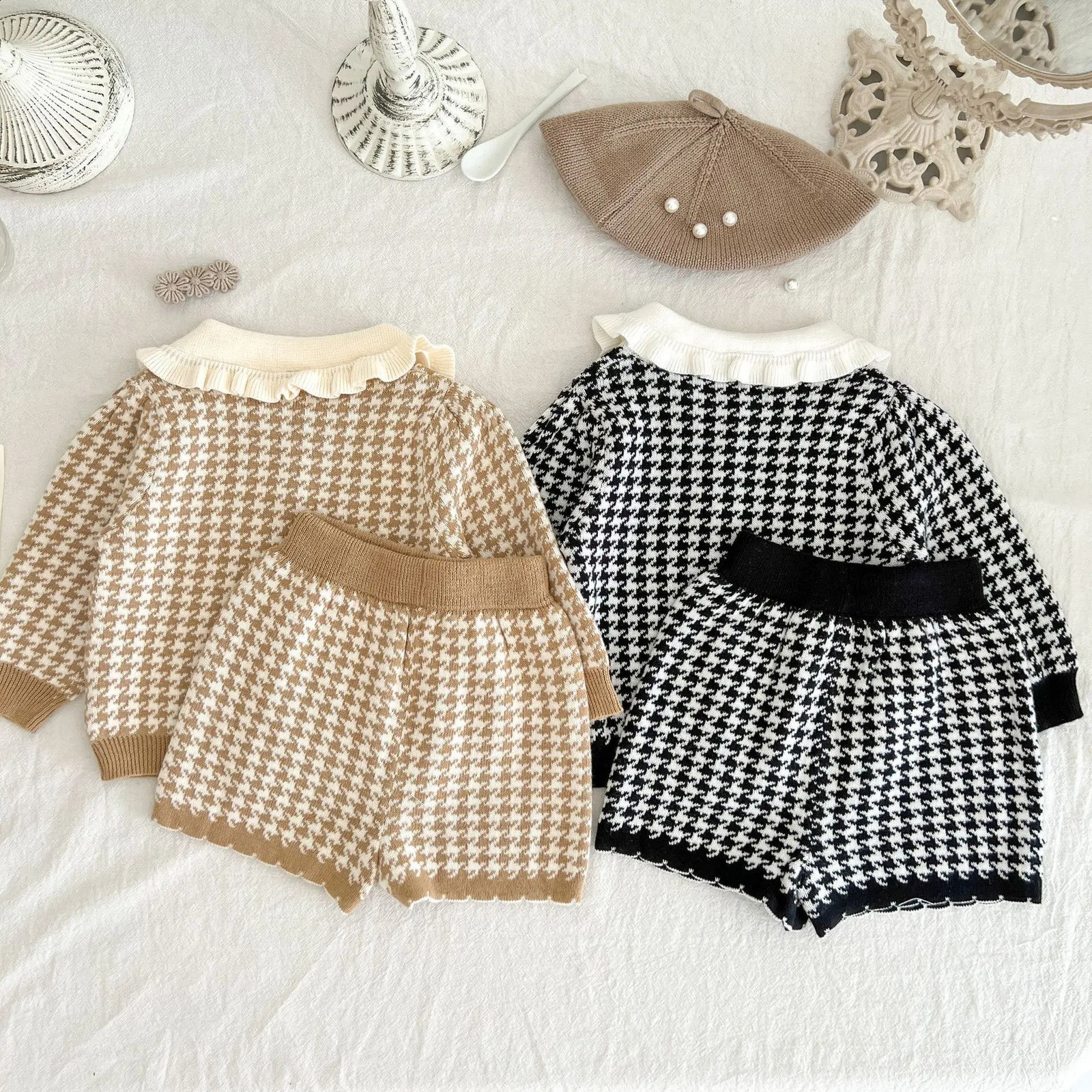Spring and autumn born baby boy girl princess coatshort lapel cardigan childrens fashionable clothing 240925