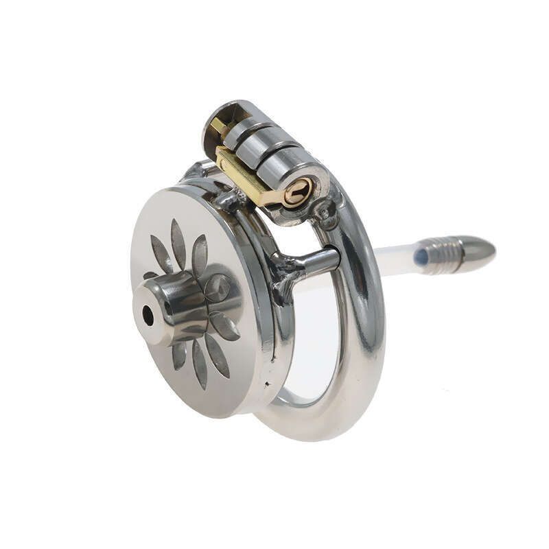 Colorful stainless steel penis cage CB chastity device chastity lock men wear sex toys adult products when going out
