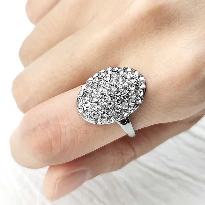 Charm Twilight Dawn Bella Crystal Ring Engagement Wedding Ring Opal Silver Finger Ring Movie Jewelry W240925