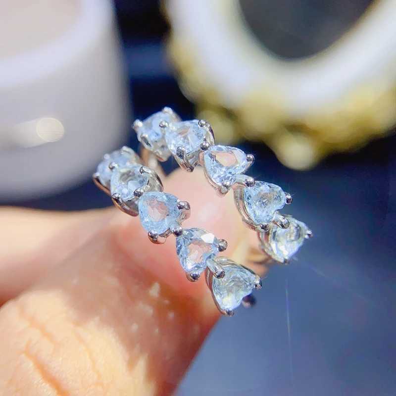 A natural heart-shaped yellow jade ring recommended by a lady made of 925 pure silver is a simple and beautiful store pickpocket W240925