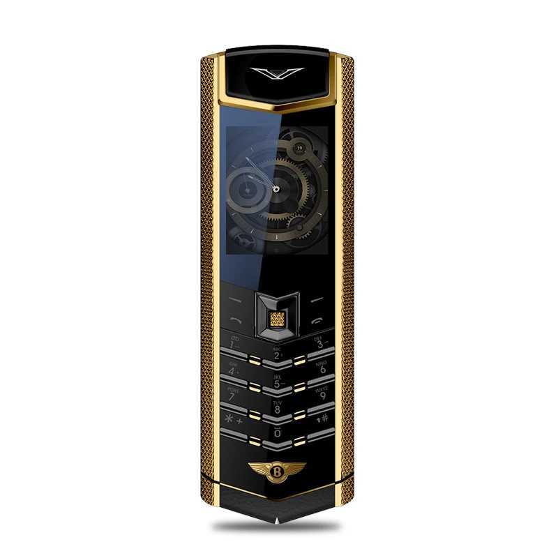 Cell Phones Metal Body Bar Phone K9 V9 Dual Sim Bluetooth Dialer Advanced Phone Invisible Keyboard Supports Russian Keyboard H240925