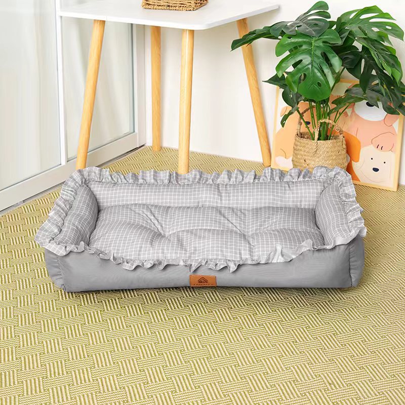 Small Dog Pet Fashion Fresh Square Wholesale Mat Summer Cool Nest House Cat Bed