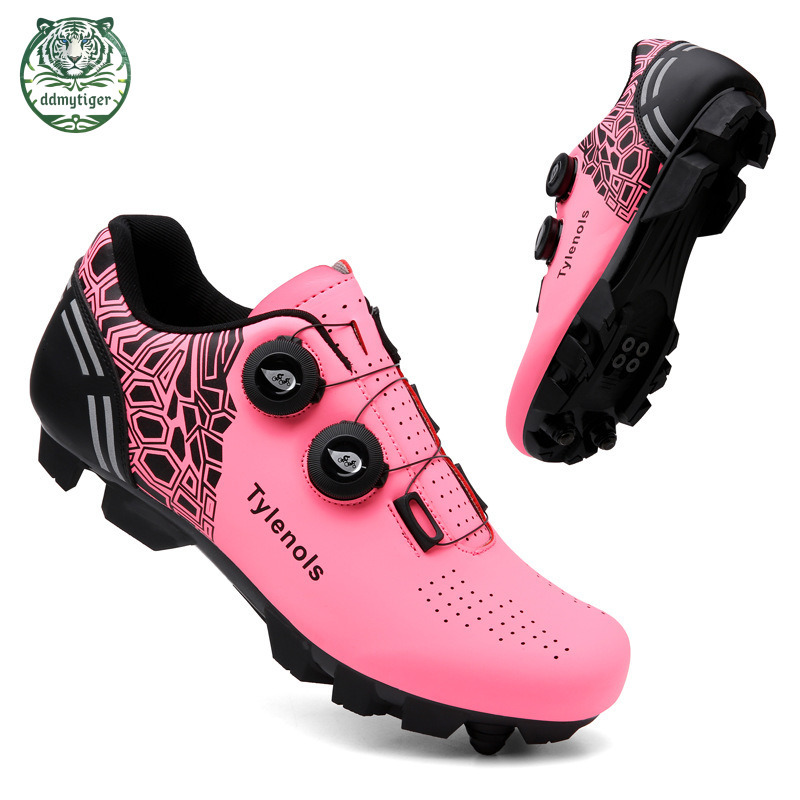 ddmytiger Highway mountain men's and women's locked bicycles without lock hard soled dynamic cycling shoes, gym A ddmythur