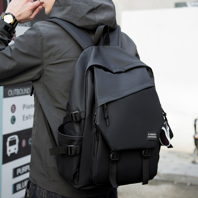 Schoolbag, college student, ins trendy campus male backpack, female Korean version, simple and versatile travel computer bag