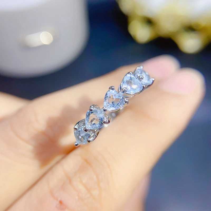 A natural heart-shaped yellow jade ring recommended by a lady made of 925 pure silver is a simple and beautiful store pickpocket W240925