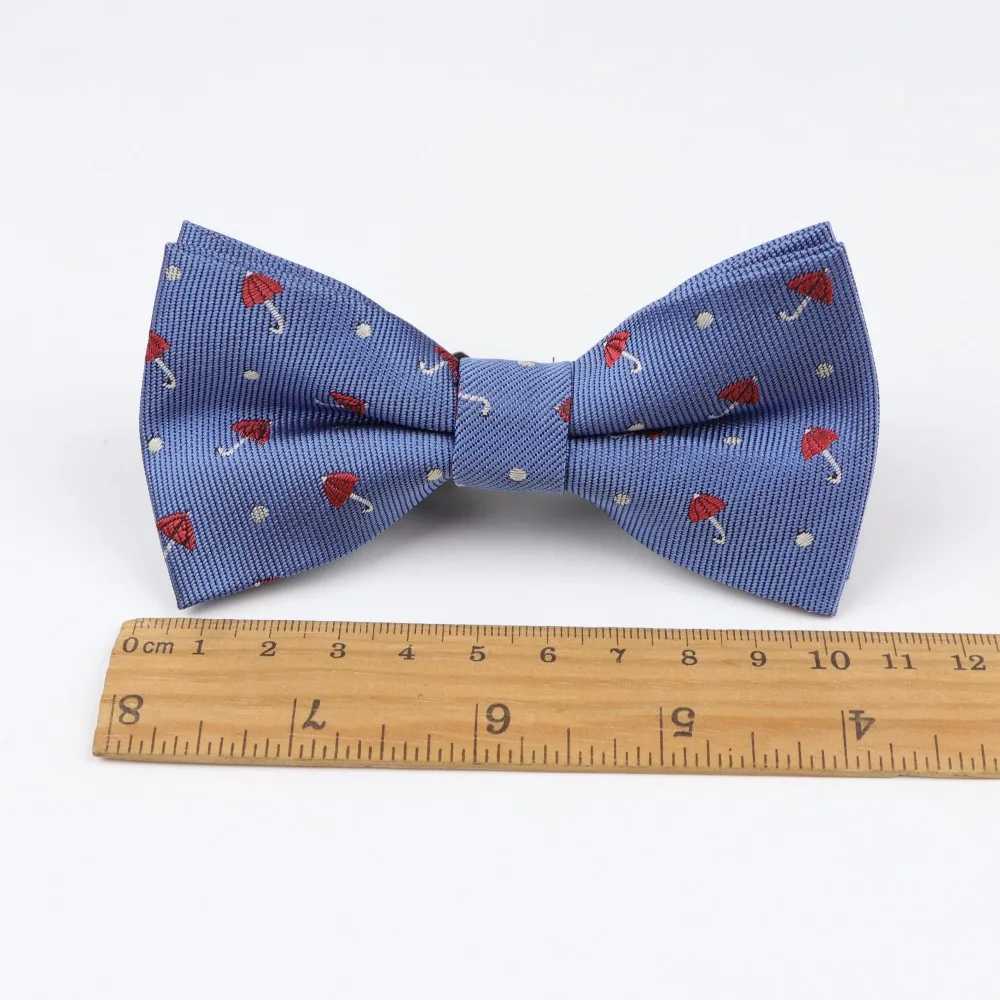 Childrens Fashion Polter Tie Childrens Classic Tie Umbrella Car Fish Airplane Bicycle Party Pet Tie Y240925