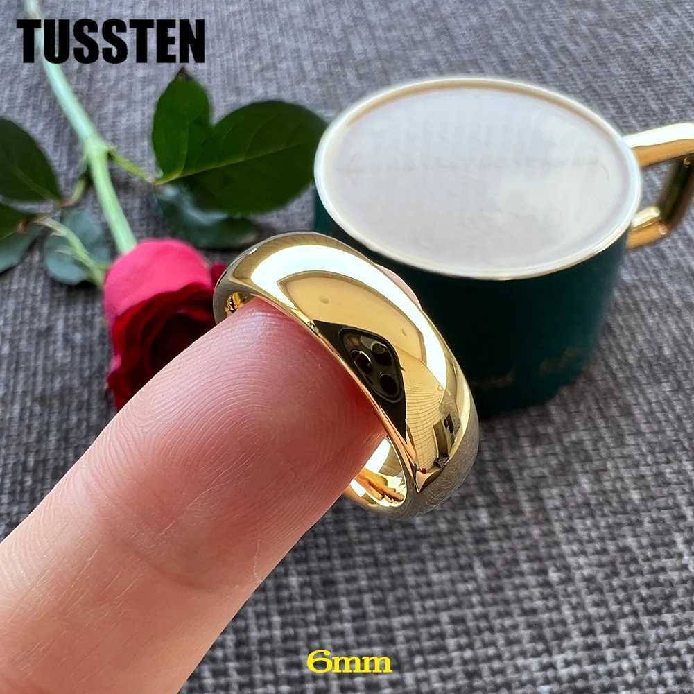 Dropshipping TUSTEN 2-10MM Mens Ring Tungsten Wedding Ring Dome Polishing Comfortable Fit W240925
