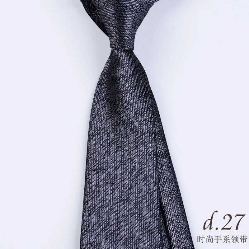 Mens Tie Knot Formal Set Professional Color Fashion Korean Edition Business Stripe Wedding Gro Gift Box Y240925