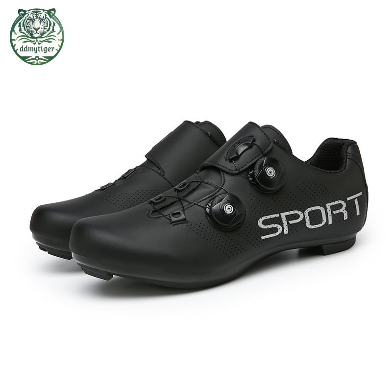 ddmytiger New mountain men's and women's road bike lock shoes, breathable cycling shoes A ddmythur