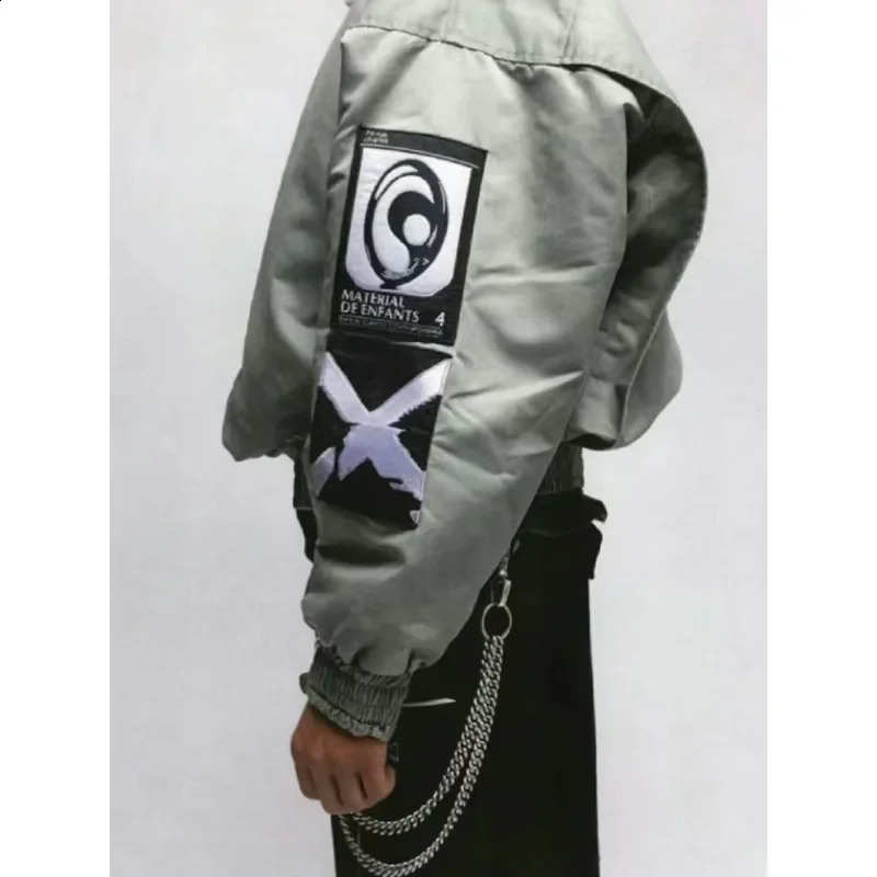 NIGO ERD Embroidered Sleeves Aging Cotton Nylon Silhouette Jacket Bomber Jacket Mens Street Baseball Clothing #NGTTOP11145 240919