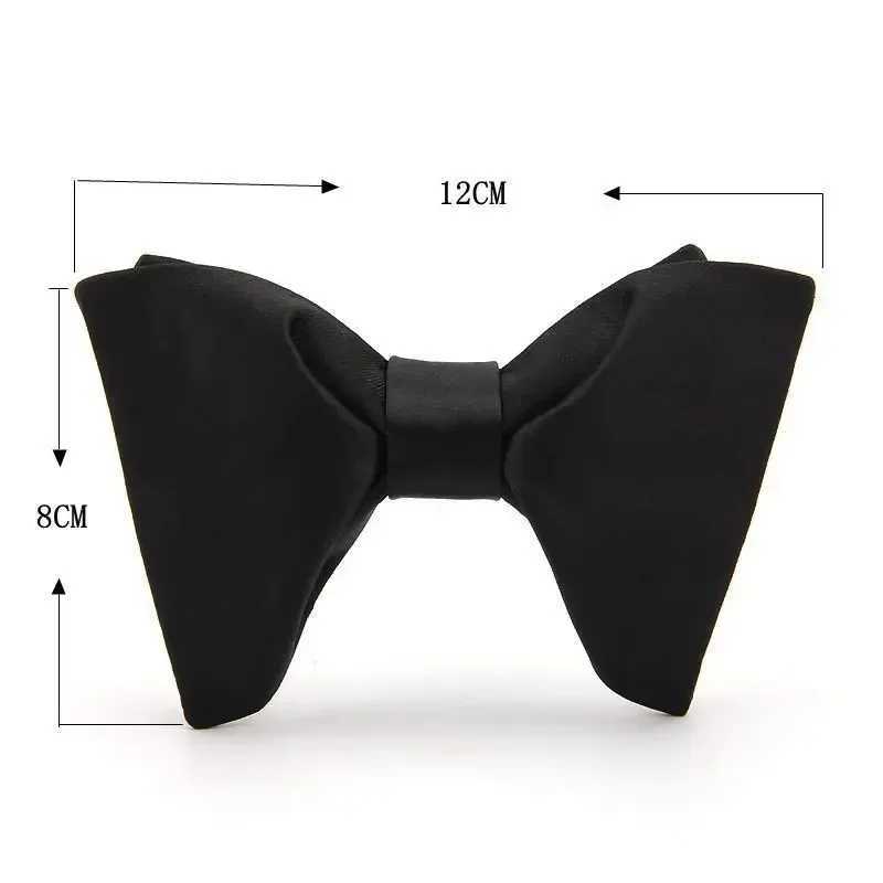 Fashion Solid Color Mens Tie Cravats Gro Party Banquet Wedding Accessories Gifts Y240925