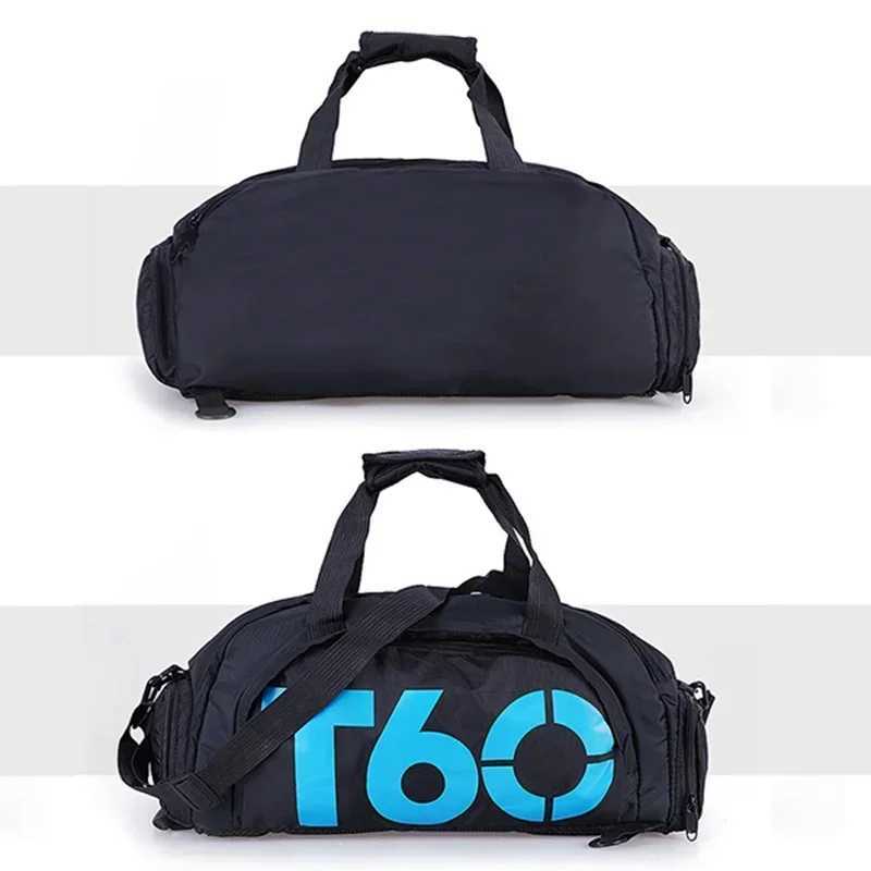 T60 Waterproof Gym Sports Bag Mens Molle Fitness Training Backpack Multi functional Travel/Luggage Bolsa Shoulder Bag W240925