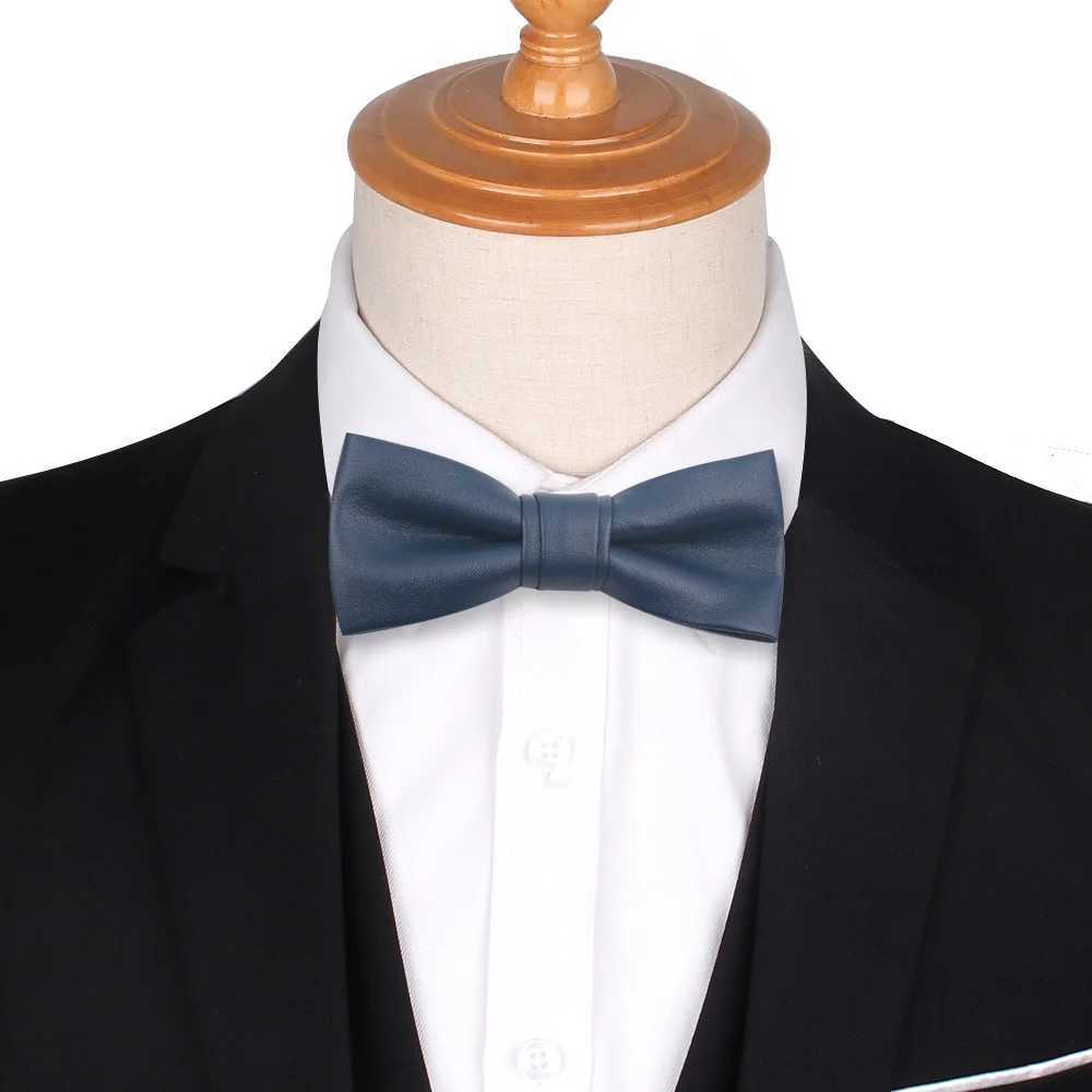 PU leather mens tie classic mens tie casual mens tie Cravats tie wedding gift M tie Y240925