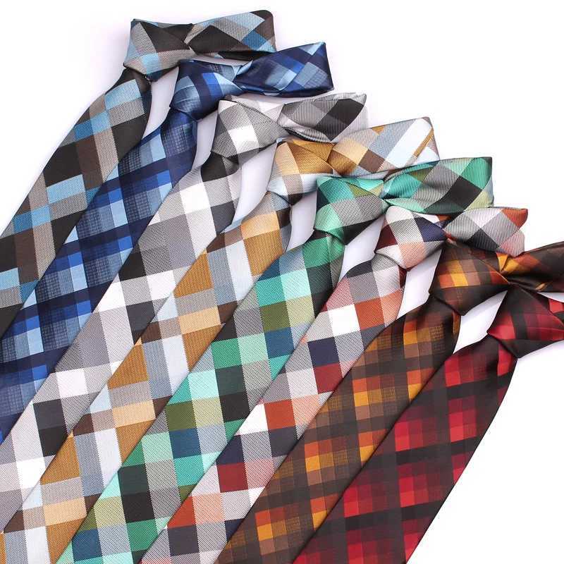 Fashion tight mens tie casual plain collar for wedding business boys suit tie slim M-neck Gravatas Y240925