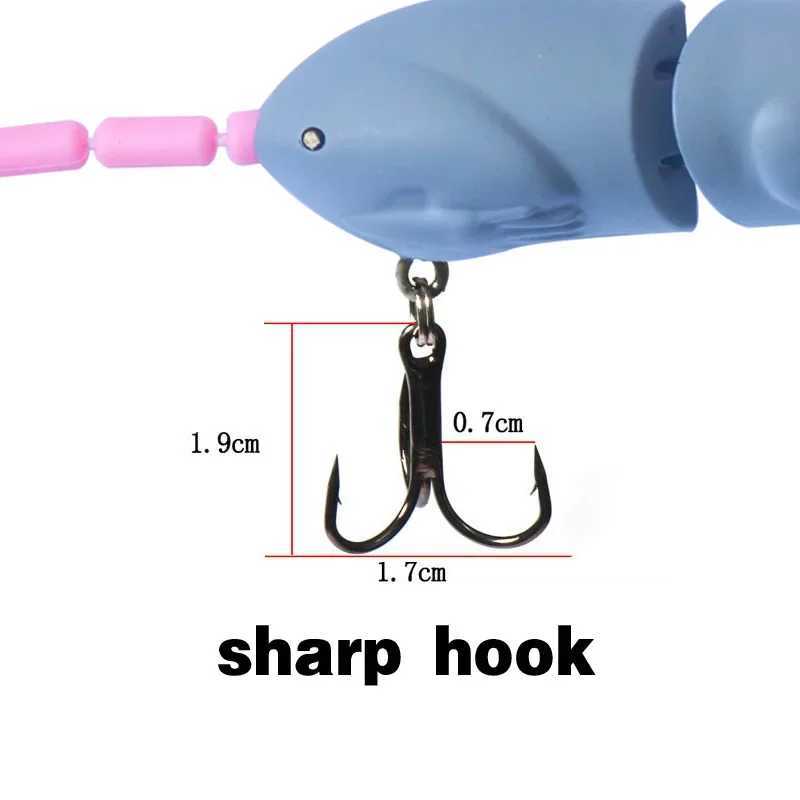 15.5CM Artificial Mouse Lure Plastic Mouse Fishing Lure Swimbait Rat Pike Bass Minnow Floatingbaits Fishing Tackle AccessoriesXJ250122