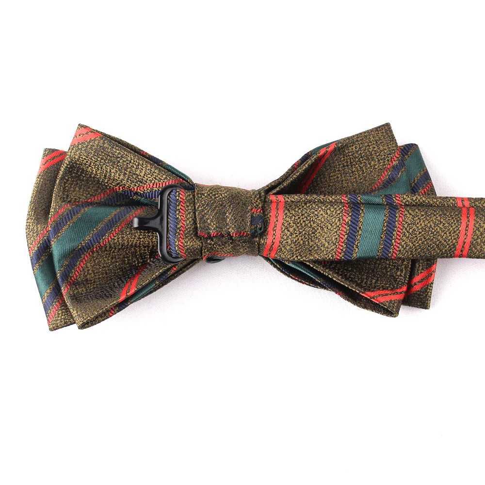 Classic mens pre tied tie ribbon tie mens wedding Christmas gift Y240925