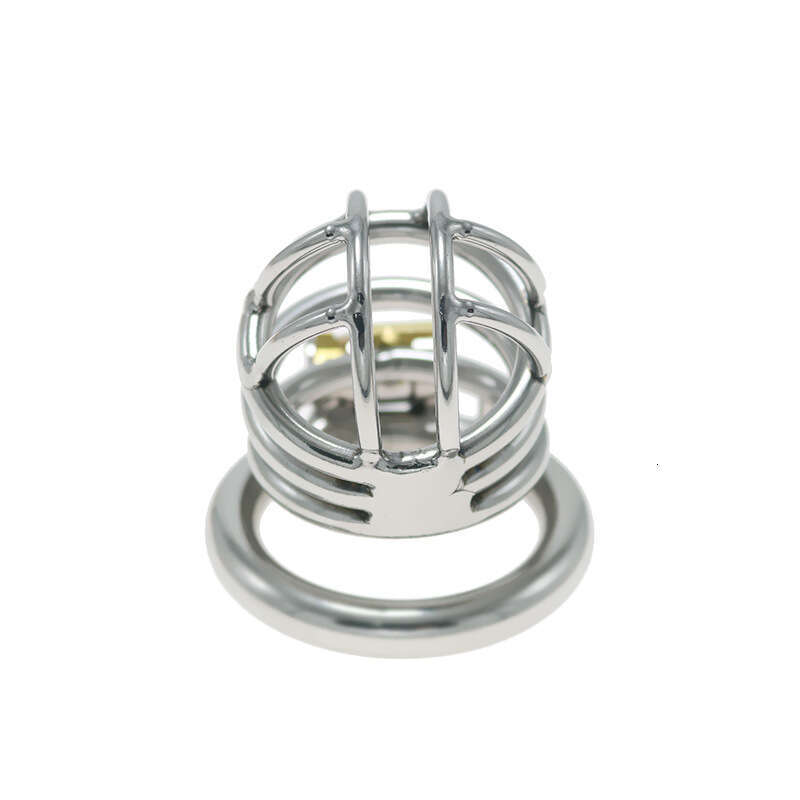 Men's chastity lock, stainless steel metal chastity device, worn outdoors, penis cage, bird binding sex toy, adult use