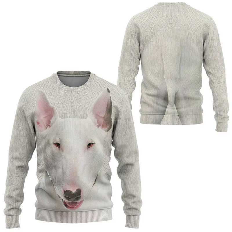 Corgi Pug Bull Terrier 3D Print Hoodie For Men Casual Animal Dog Pattern Sweatshirt Long Sleeves Round Neck Autumn PulloversX240925