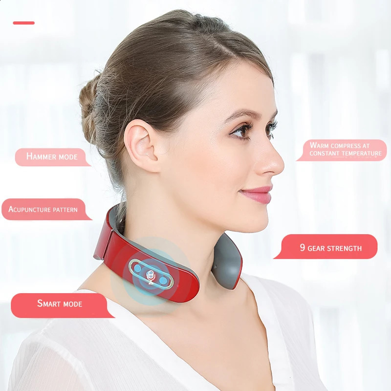 Neck Care Instrument Cervical Spine Massage Shoulder and Intelligent Electric Pulse 240919