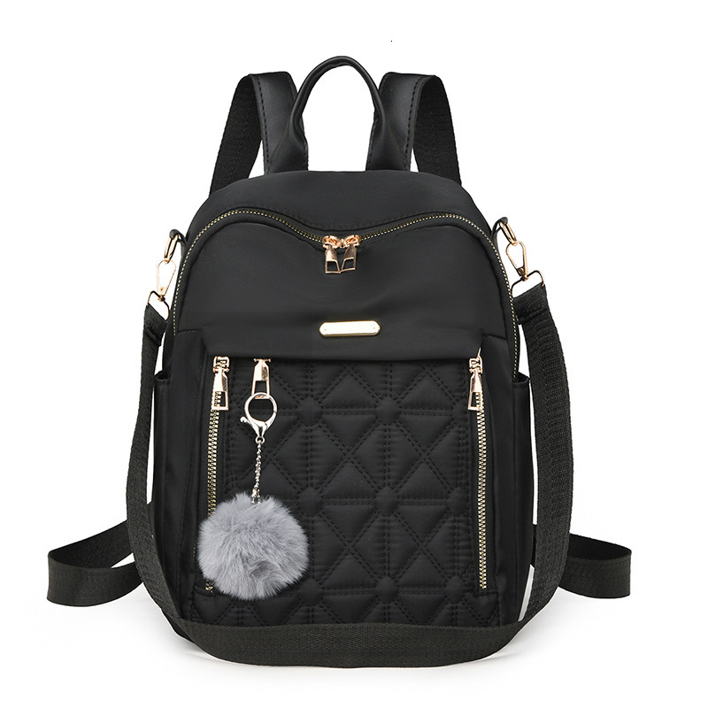 Lingge Embroidered Women's 2024 New Designer Backpack Multi functional Large Capacity Waterproof Travel Backpack