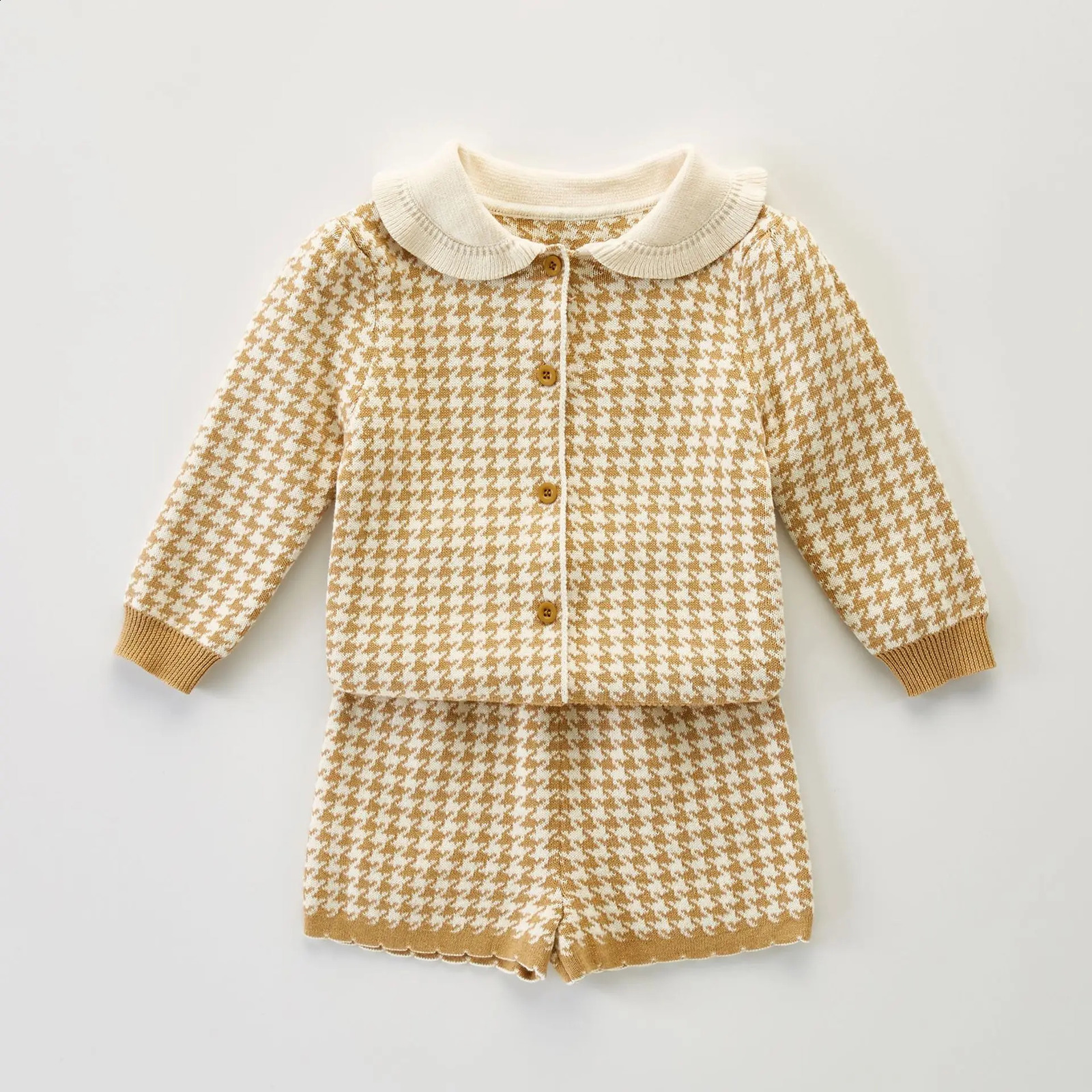 Spring and autumn born baby boy girl princess coatshort lapel cardigan childrens fashionable clothing 240925