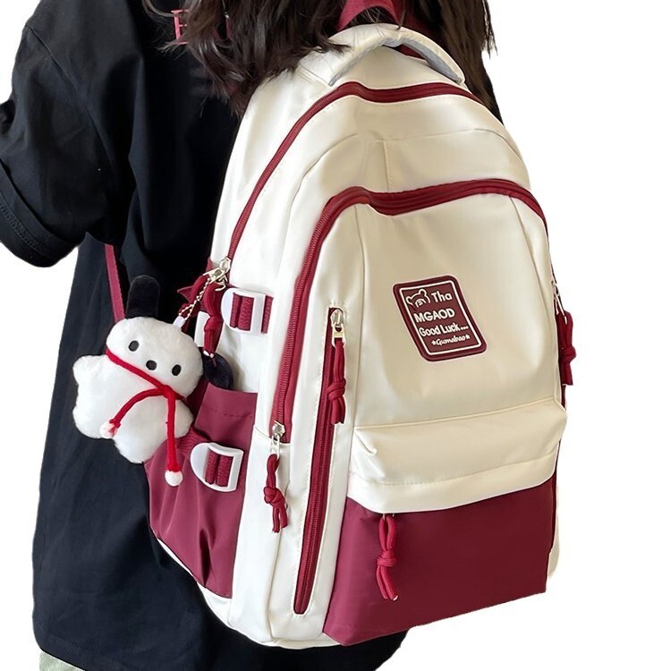 2024 New Designer Backpack High Backpack for Girls to Reduce Burden, Large Capacity, Spine Protection, Durable Backpack