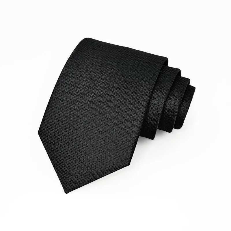 8cm wide solid color dark tie mens fashionable gentleman formal brown wine collar party set evening dress tie Y240925