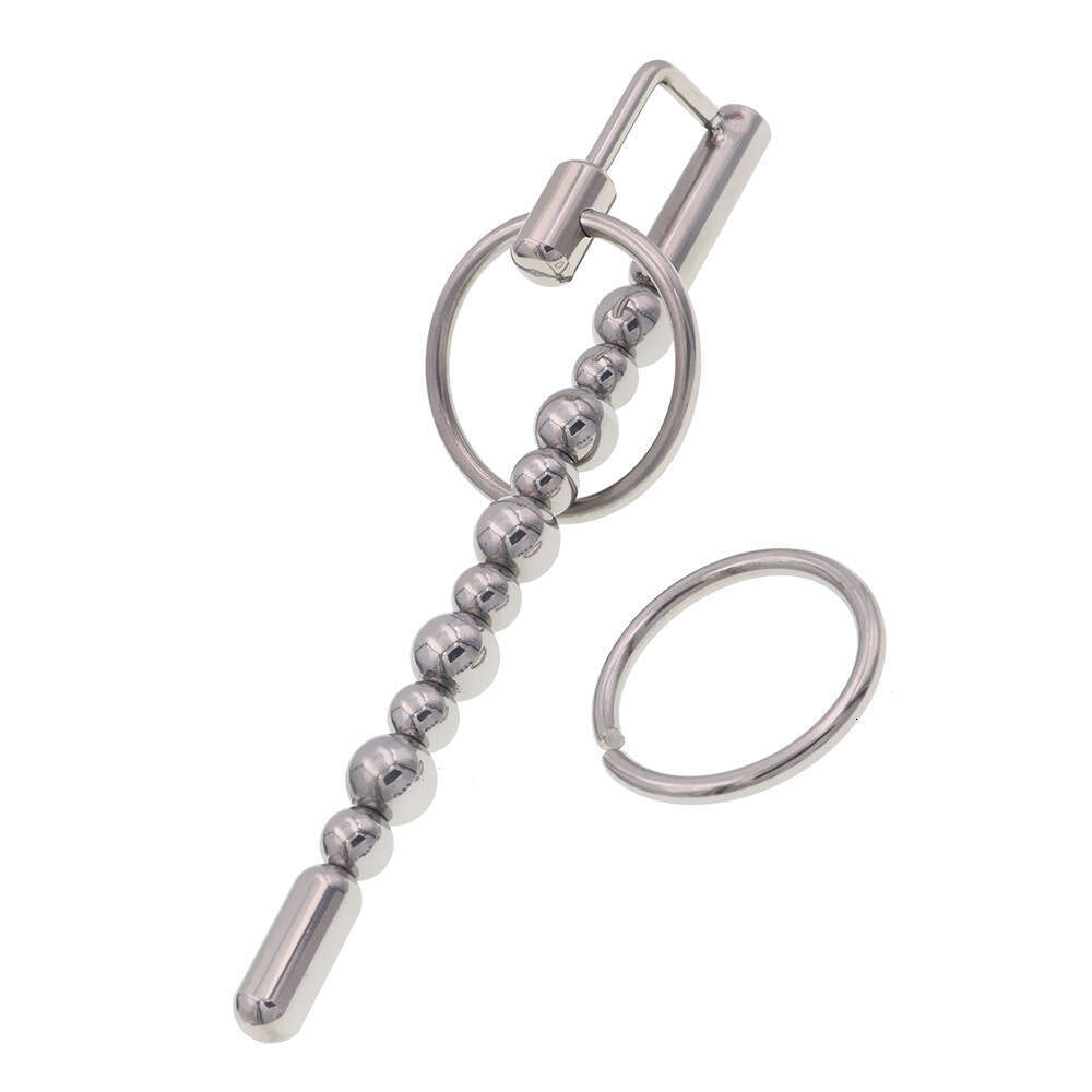 Large size horse eye rod stainless steel urethral plug pull bead for male and male masturbation, alternative stimulation, orgasmic tool for adult use