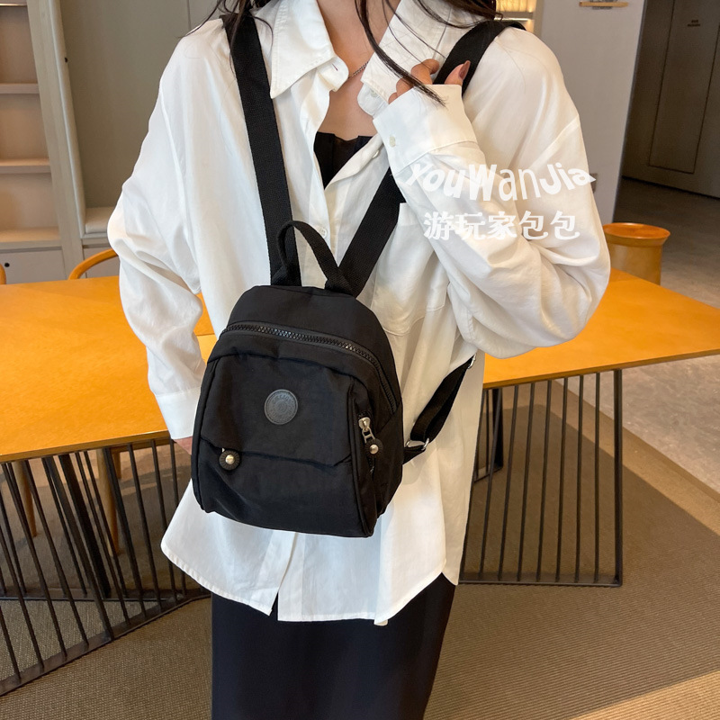 New Designer Backpack leisure for Girls Commuting Shopping traveling bag Small Backpack Backpack Leisure Multi functional Lightweight Backpack Ins Min