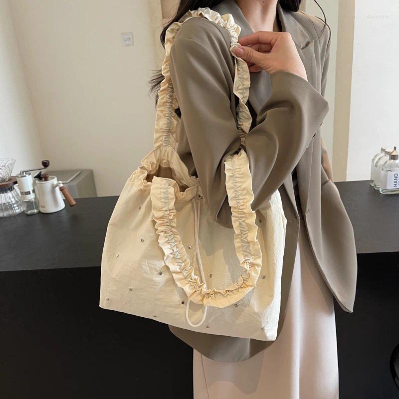 2025 NEW Shoulder Bags MUDUO Fashion Soild Color Woven Canvas Handbag Women's Large Capacity Student's zhanyishengli