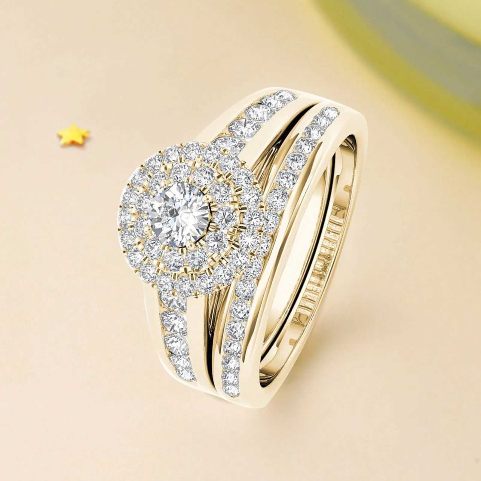 Fashionable Charm Sparkling Zircon Silver Ring Luxury New Design Womens Engagement Party Jewelry Gifts Crystal Ring Zircon Anillo W240925